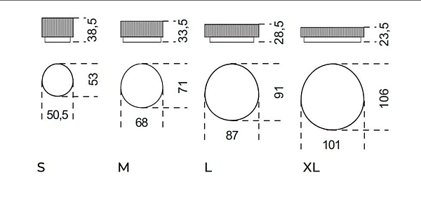 Tavolino da caffè rotondo in legno massello Nori Gallotti&Radice fabbrica Gallotti & Radice dall'Italia. Foto №6