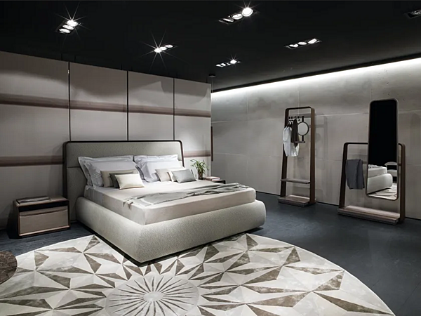 Letto matrimoniale con testata imbottita GIORGETTI 59200, 59210, 59201, 59211, 59290, 59291 fabbrica GIORGETTI dall'Italia. Foto №4