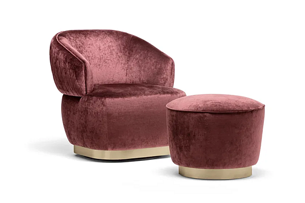 Pouf rotondo imbottito Sophie OPERA CONTEMPORARY ANGELO CAPPELLINI 49324 fabbrica OPERA CONTEMPORARY dall'Italia. Foto №2