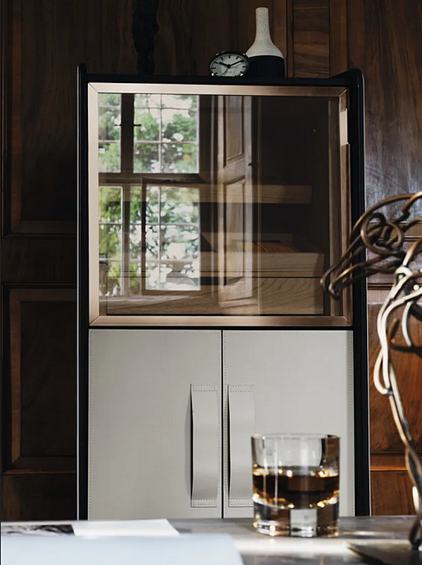 Unità di stoccaggio per sigari in legno Flou Gentleman fabbrica Flou dall'Italia. Foto №3