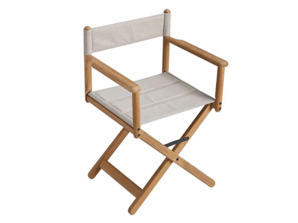Sedia pieghevole in teak con braccioli Kristalia Director Stria 05STR01 fabbrica Kristalia dall'Italia. Foto №1