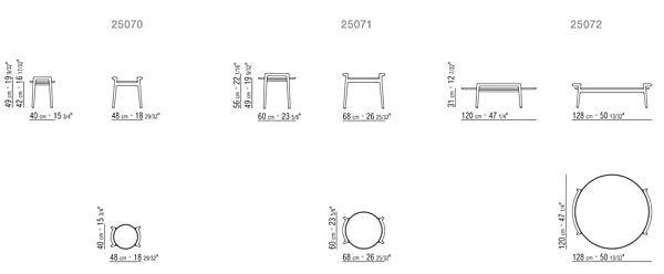 Tavolino da caffè rotondo in legno Ascanio FLEXFORM fabbrica FLEXFORM dall'Italia. Foto №12