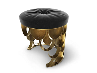 Pouf basso imbottito Koi BRABBU Pouf basso imbottito Koi BRABBU fabbrica BRABBU dall'Italia