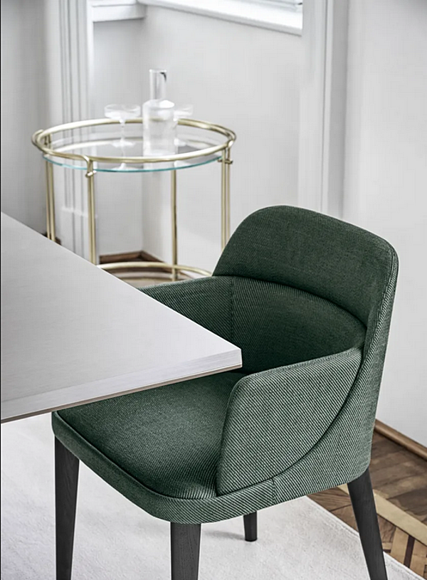 Poltrona imbottita con braccioli in tessuto Gallotti&Radice Jackie fabbrica Gallotti & Radice dall'Italia. Foto №4