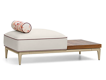 Panchina in pelle Moon H FORMITALIA -Pouf-B