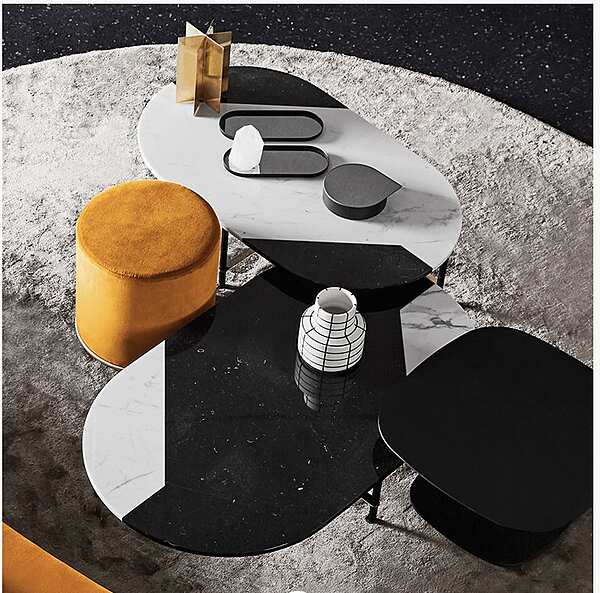 Tavolino da caffè ovale in legno Cookies Gallotti&Radice fabbrica Gallotti & Radice dall'Italia. Foto №6