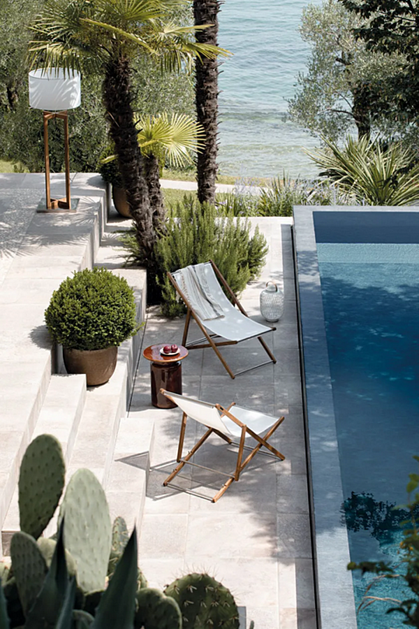 Sedia reclinabile in textilene con braccioli Atmosphera collezione Nirvana fabbrica ATMOSPHERA dall'Italia. Foto №2