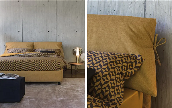 Letto matrimoniale con copertura removibile Nathalie Flou fabbrica Flou dall'Italia. Foto №8