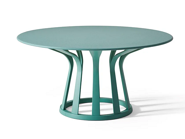 Tavolo da giardino rotondo in alluminio CASSINA collezione Lebeau fabbrica CASSINA dall'Italia. Foto №1