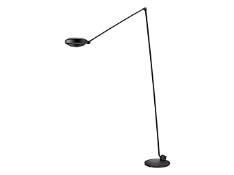 Lampada da terra in metallo LED con braccio snodato e dimmer Elle Lumina 60L
