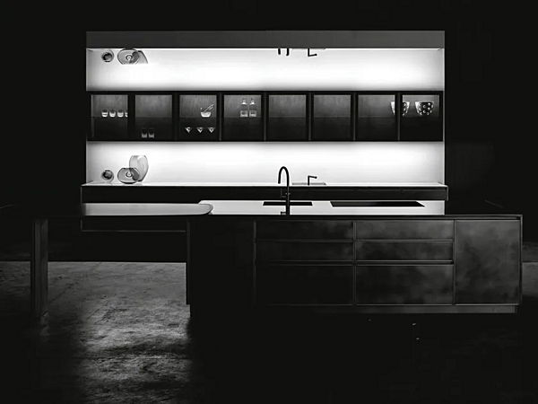 Cucina in legno con maniglie integrate GIORGETTI GK 02 fabbrica GIORGETTI dall'Italia. Foto №10