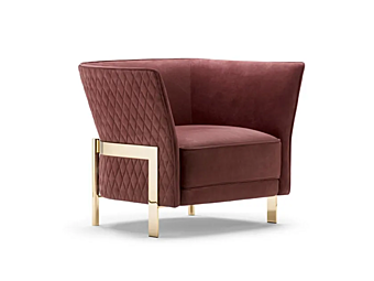 Poltrona con braccioli in tessuto imbottito COSMO OPERA CONTEMPORARY 40351/R