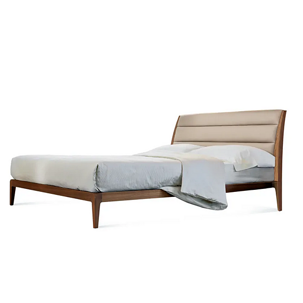 Letto matrimoniale in legno con testiera imbottita DALE Verso Nord P 115 fabbrica Dale Italia (by Cantiero) dall'Italia. Foto №7