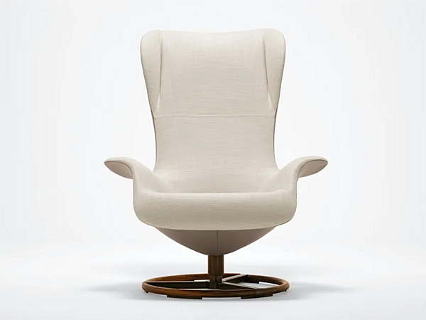 Poltrona bergère girevole con braccioli e inclinazione GIORGETTI 70604, 70605 fabbrica GIORGETTI dall'Italia. Foto №3