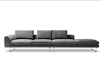 Divano modulare a 4 posti in tessuto I 4 Mariani ADD LOOK