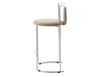 Барный стул с подножкой из дерева CASSINA GAJA