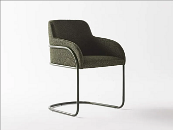 Sedia cantilever in tessuto Stream Nube Italia N197001