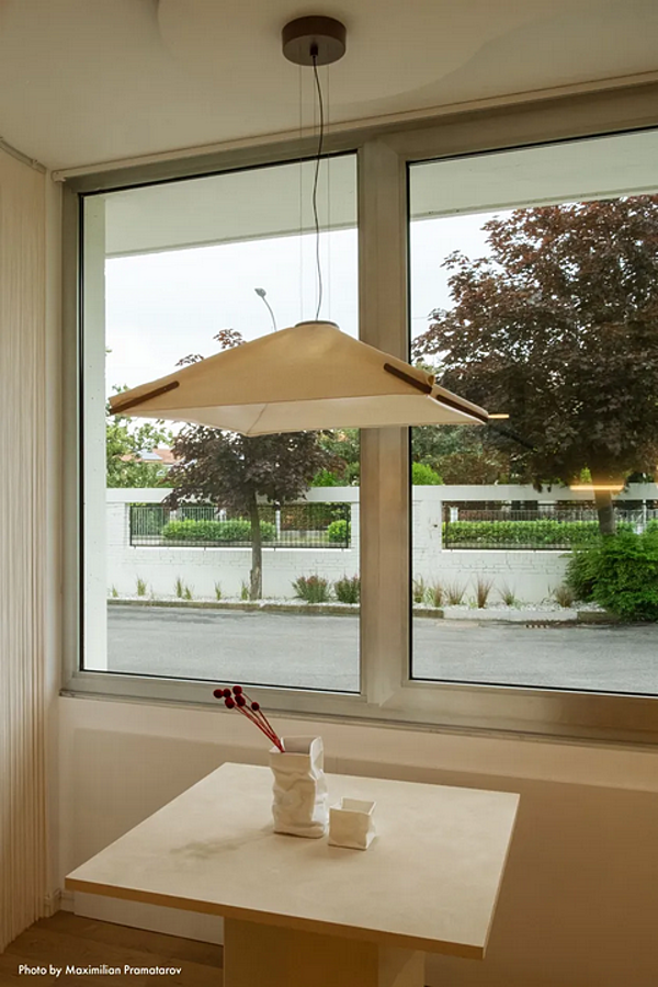 Lampadario in tessuto LED Salina AXOLIGHT fabbrica Axolight dall'Italia. Foto №10