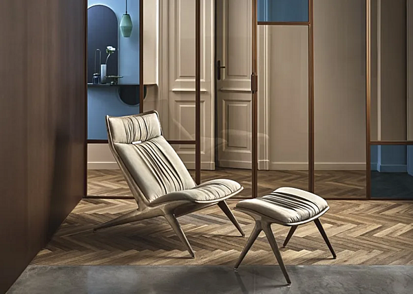 Poltrona Lounge in Legno Massello AURORA di OPERA CONTEMPORARY fabbrica OPERA CONTEMPORARY dall'Italia. Foto №5