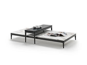 Tavolino da caffè basso in marmo FLEXFORM collezione Pico