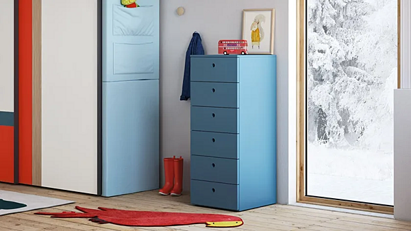 Tallboy laccato Nidi collezione 322952 fabbrica nidi dall'Italia. Foto №3