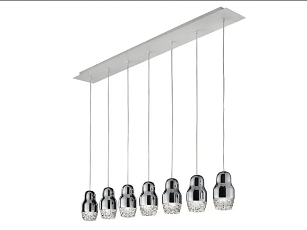 Lampada a sospensione in vetro e alluminio LED Fedora AXOLIGHT fabbrica Axolight dall'Italia. Foto №1