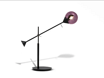 Lampada da tavolo LED in legno Kendama GIORGETTI