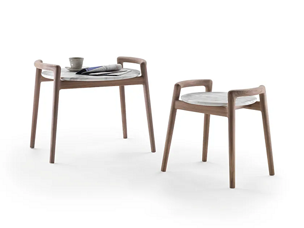 Tavolino da caffè rotondo in legno Ascanio FLEXFORM fabbrica FLEXFORM dall'Italia. Foto №1