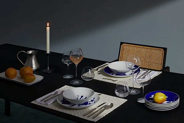 Vaso in vetro soffiato d'acqua CASSINA H2D O V fabbrica CASSINA dall'Italia. Foto №3