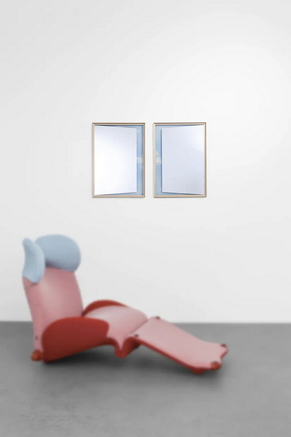Specchio rettangolare a parete con cornice CASSINA Deadline Daydream 08306 fabbrica CASSINA dall'Italia. Foto №2
