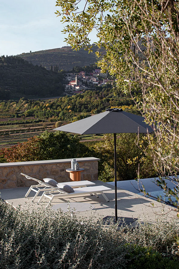 Lettino prendisole impilabile in alluminio con ruote Atmosphera collezione Maxim MX.LT. fabbrica ATMOSPHERA dall'Italia. Foto №5