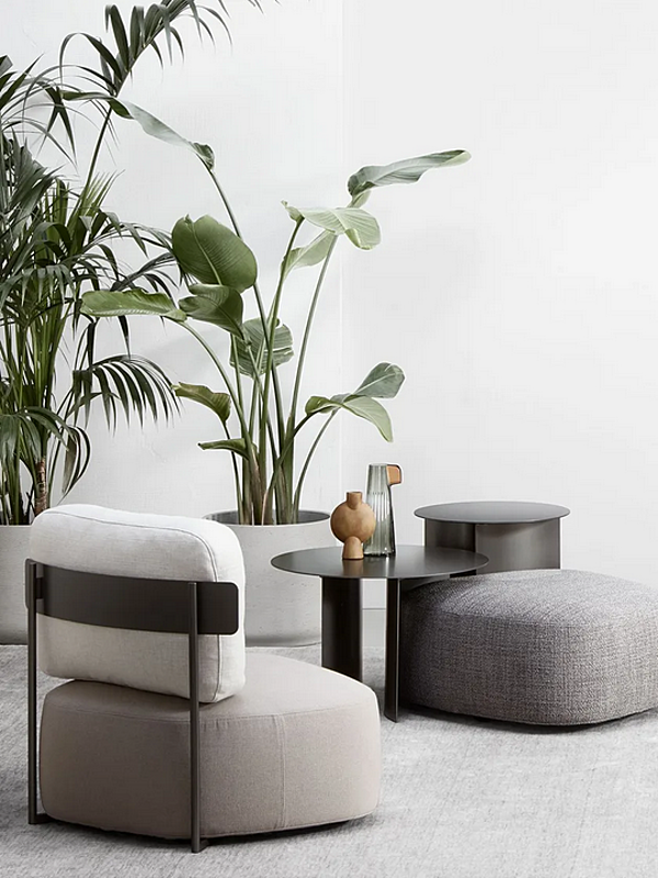 Poltrona in tessuto con copertura removibile Pierre Flou fabbrica Flou dall'Italia. Foto №12