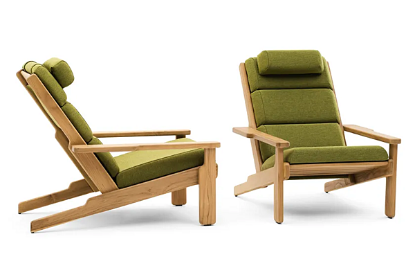 Poltrona da giardino imbottita in teak con braccioli VARASCHIN Bali 2384 fabbrica VARASCHIN dall'Italia. Foto №11