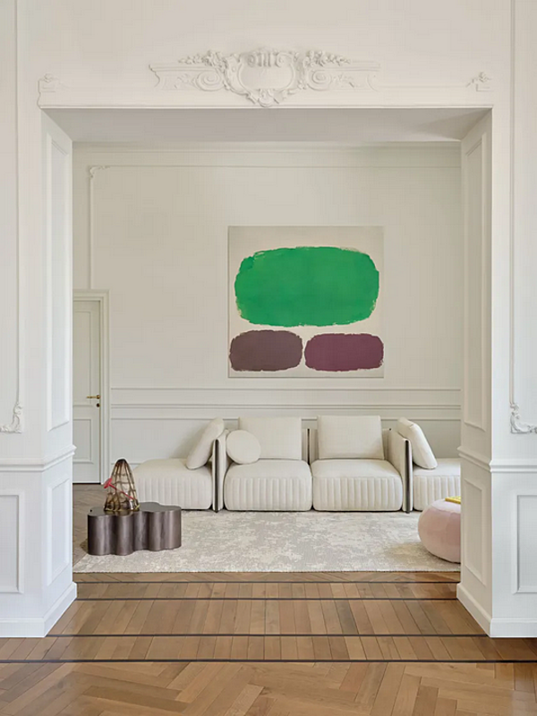 Divano angolare con copertura removibile Saba Metis fabbrica SABA dall'Italia. Foto №19