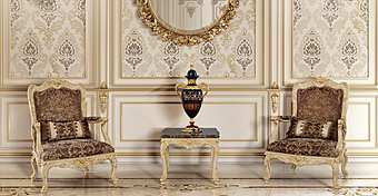 Composizione di due poltrone e un tavolo Modenese Gastone fabbrica MODENESE GASTONE dall'Italia