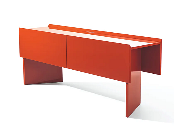 Credenza con ante a ribalta in legno CASSINA HAYAMA fabbrica CASSINA dall'Italia. Foto №2