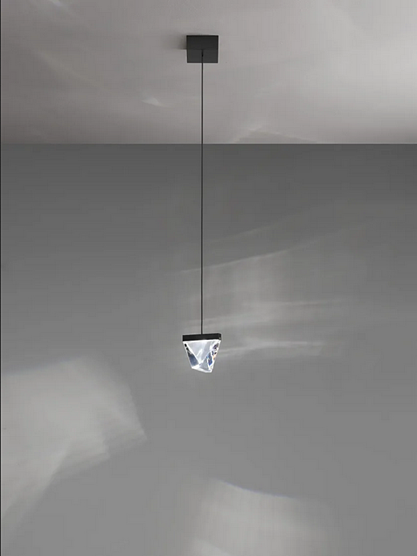 Lampadario a sospensione in cristallo LED Tripla Fabbian fabbrica Fabbian dall'Italia. Foto №3