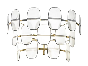 Lampada da parete in carta pergamena Grappolo FORMITALIA