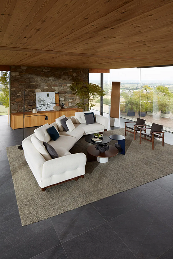 Divano modulare con rivestimento sfoderabile Sengu CASSINA 556 fabbrica CASSINA dall'Italia. Foto №6