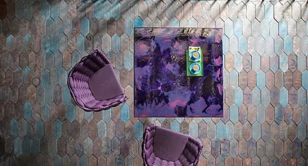Tavolo quadrato con base a stella a 4 zampe PAOLA LENTI fabbrica PAOLA LENTI dall'Italia. Foto №6