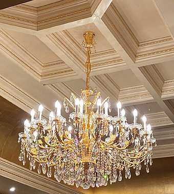 Lampadario a 32 luci Modenese Gastone