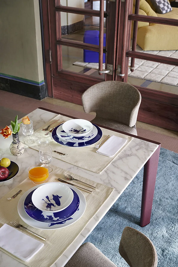 Set di 2 piatti fondi in porcellana Tronc CASSINA GNR CP 22 fabbrica CASSINA dall'Italia. Foto №3