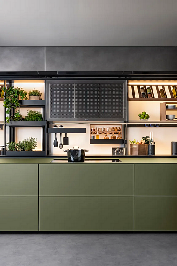 Cucina su misura in vetro Artematica Vitrum con nuova Logica VALCUCINE fabbrica VALCUCINE dall'Italia. Foto №3