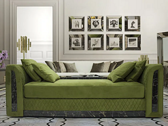 Letto giorno in velluto imbottito FORMITALIA ROYAL fabbrica FORMITALIA dall'Italia