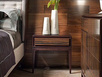 Tavolino da notte rettangolare in legno Segreti S192R ARTE BROTTO S192R fabbrica Arte Brotto dall'Italia