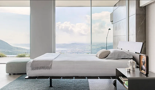 Letto singolo in legno Tadao Flou fabbrica Flou dall'Italia. Foto №3
