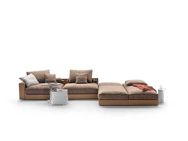 Divano angolare da giardino in tessuto FLEXFORM Hamptons fabbrica FLEXFORM dall'Italia. Foto №6