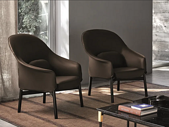Poltrona in pelle con braccioli Gloria Alta Arflex Poltrona in pelle con braccioli Gloria Alta Arflex fabbrica ARFLEX dall'Italia