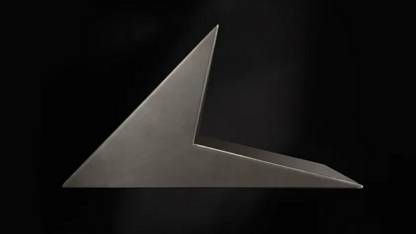 Tavolo rettangolare in legno massello Vero Compact Boomerang ARTE BROTTO L640, BOOMERANG fabbrica Arte Brotto dall'Italia. Foto №3