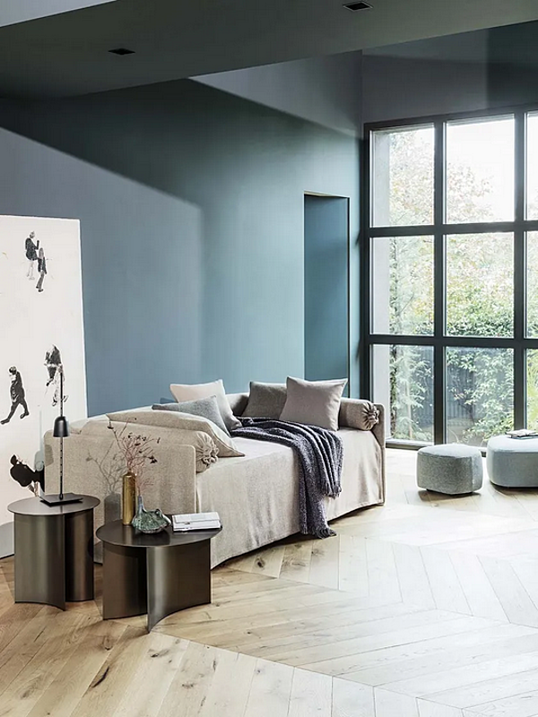 Divano letto in tessuto con copertura removibile Flou Duetto fabbrica Flou dall'Italia. Foto №10